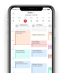 Booksy calendar